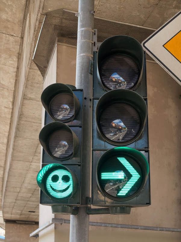 Die „Arschloch-Ampel“ in Halle