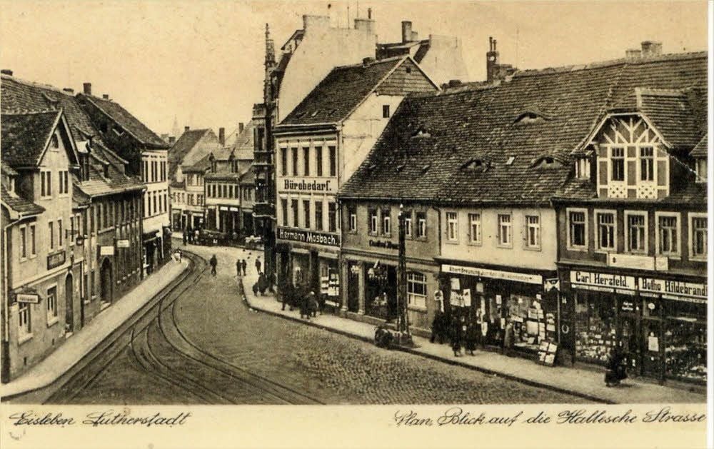 In Eisleben gab es eine Vielzahl an jüdischen Geschäften.