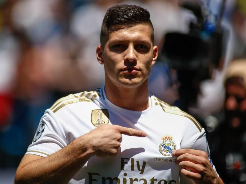 Der Serbe Luka Jovic träg künftig das Trikot von Real Madrid. Foto: Óscar J.Barroso/Europa Press