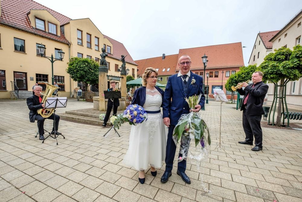 Hochzeit mit und in „Azzurro“.