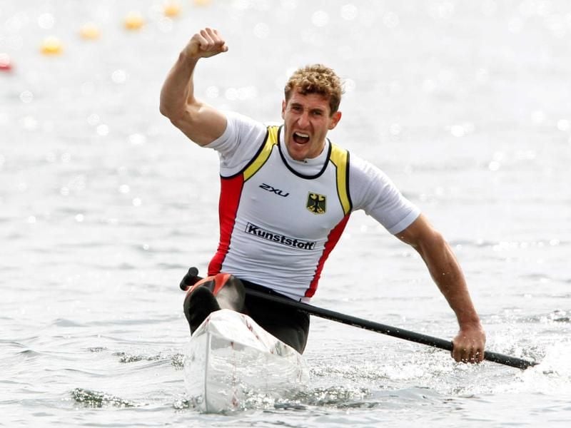 Der Deutsche Sebastian Brendel ist beim Weltcup-Auftakt der Kanuten in Posen auf Rang vier gefahren. Foto: Roland Weihrauch/dpa/Archiv