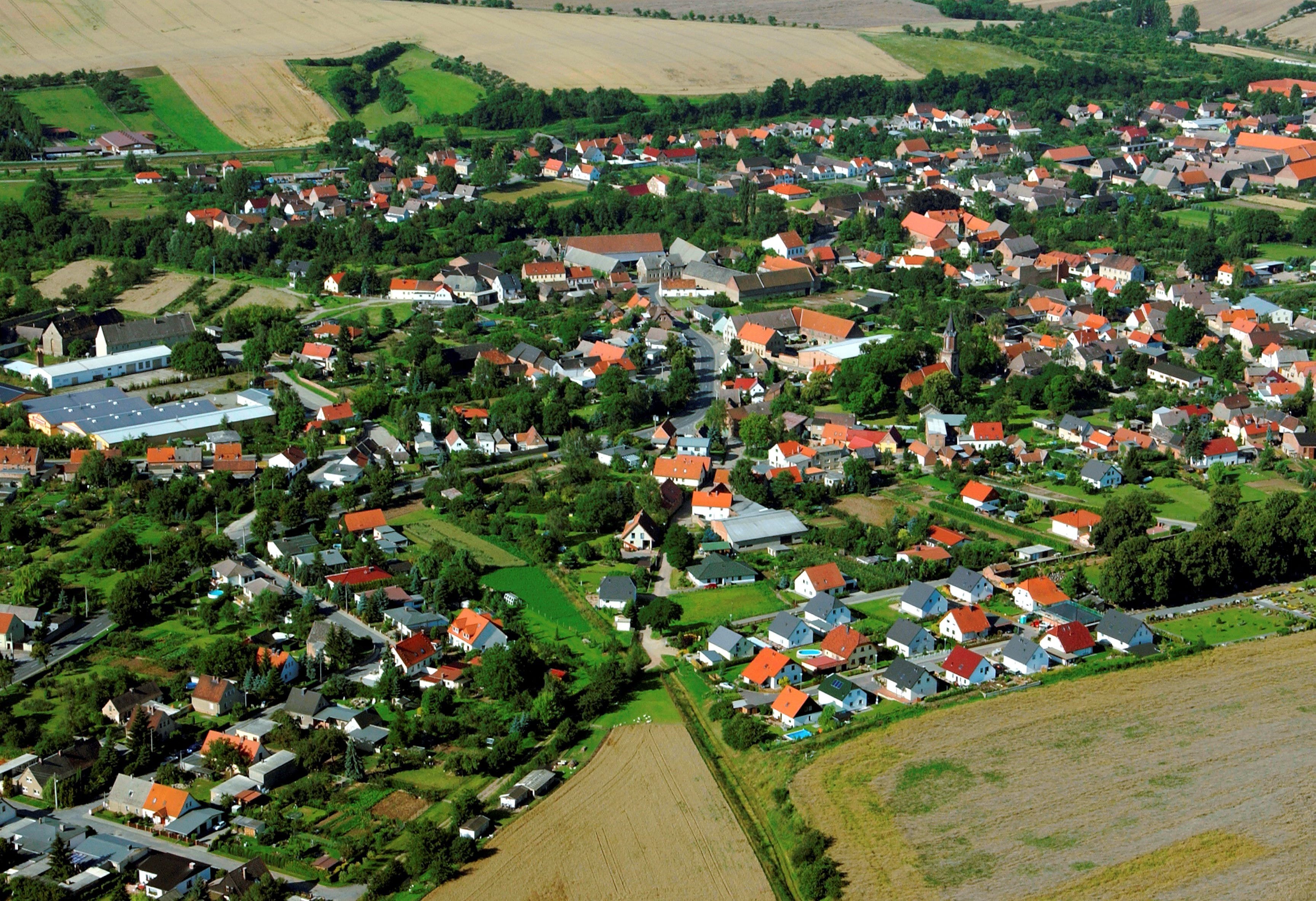 Luftaufnahme von Mehringen