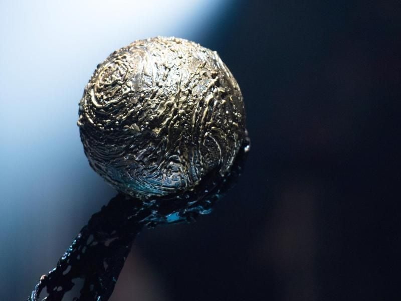 Die Trophäe der Champions League. Foto: Marius Becker
