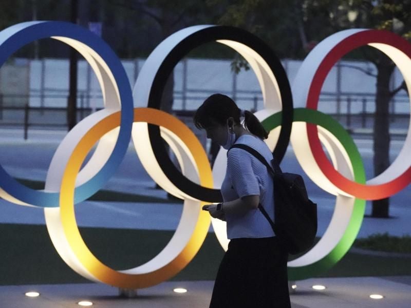 Olympia in Tokio findet 2021 statt - auch wenn die Corona-Pandemie nicht gestoppt sein wird. Foto: Eugene Hoshiko/AP/dpa