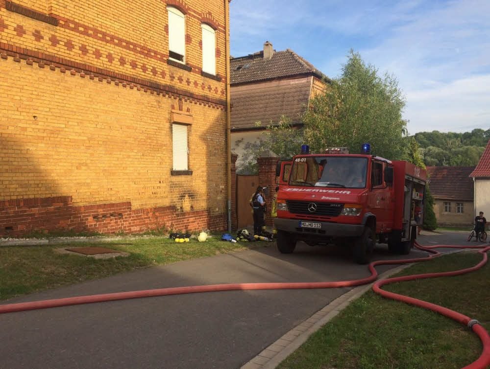 Die Feuerwehr löschte den Brand.