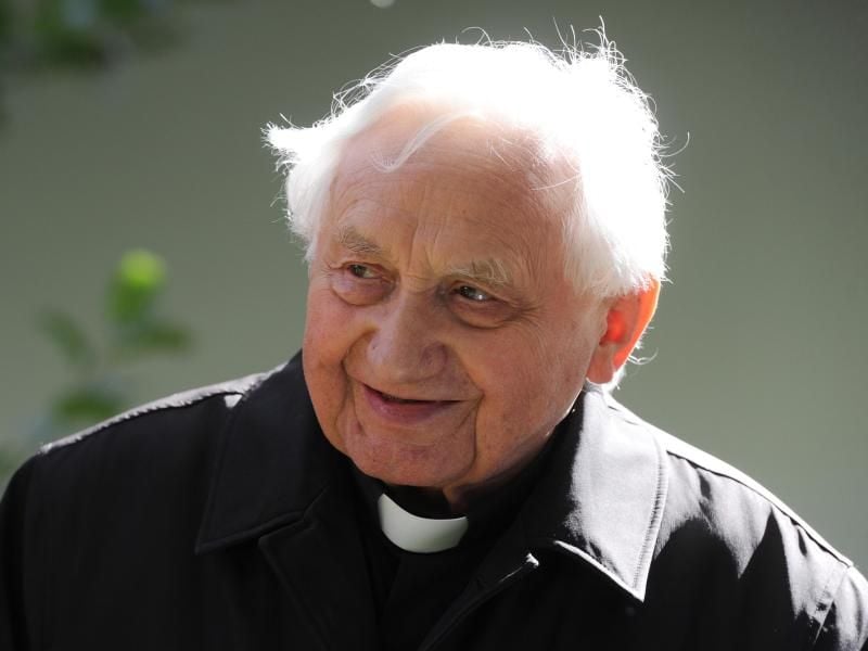 Georg Ratzinger, der ältere Bruder des emeritierten Papstes Bendikt XVI. ist gestorben. Foto: picture alliance / dpa