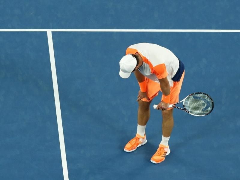 Mischa Zverev beim Viertelfinale der Australian Open. Foto: Kin Cheung