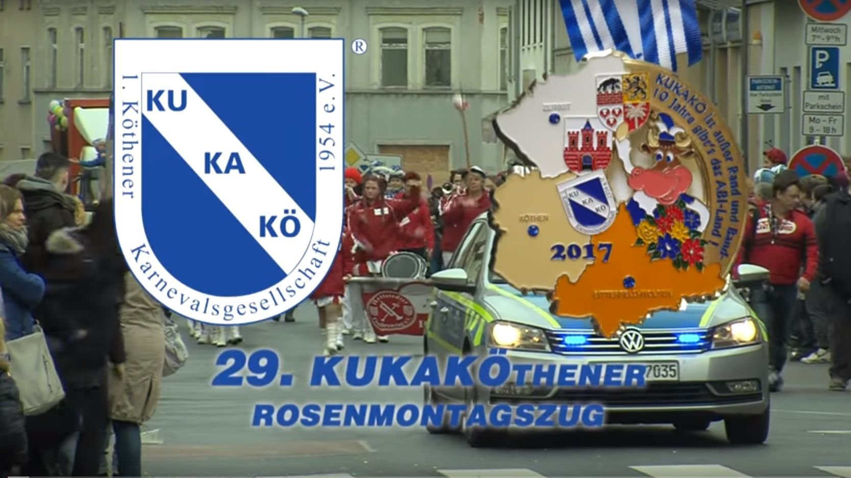 Der 29. Rosenmontagsumzug aus Köthen ist jetzt weltweit abrufbar.