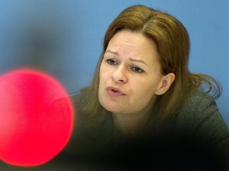 Die hessische SPD-Generalsekretärin Nancy Faeser. Foto: Boris Roessler/Archiv