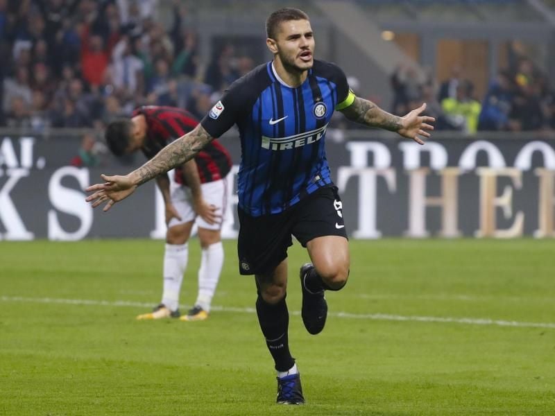 Mauro Icardi traf dreifach für Inter. Foto: Antonio Calanni