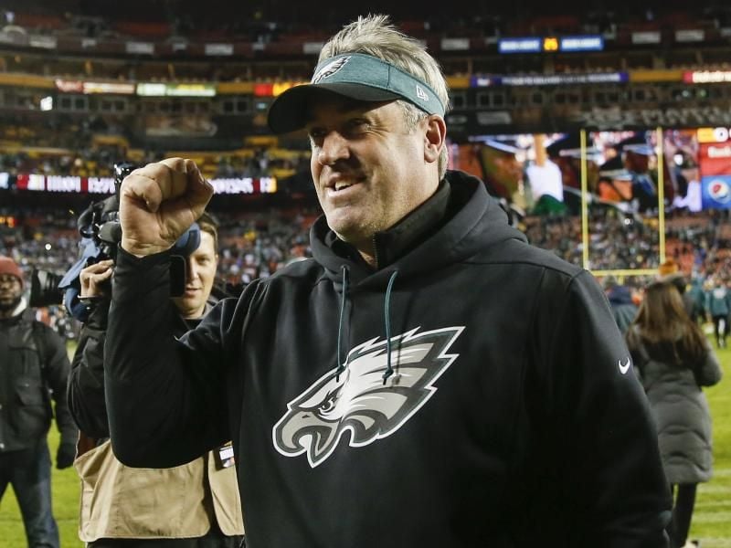 Doug Pederson ist seit Januar 2016 Cheftrainer der Eagles. Foto: Andrew Harnik/AP/dpa