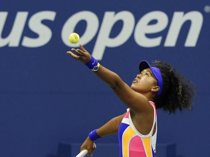 Naomi Osaka, hier im Achtefinale gegen die Estin Kontaveit, ist ins Halbfinale eingezogen. Foto: Frank Franklin II/AP/dpa