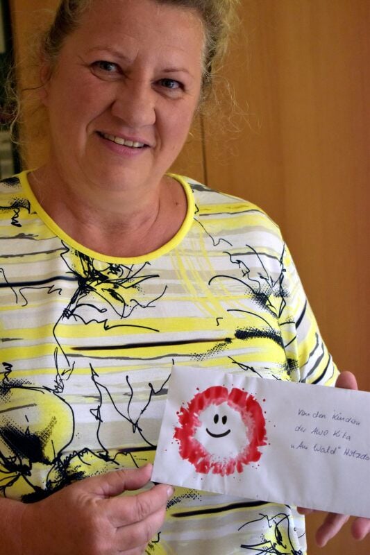 Leiterin Ramona Hasse bittet, auf diesen Brief zu achten.