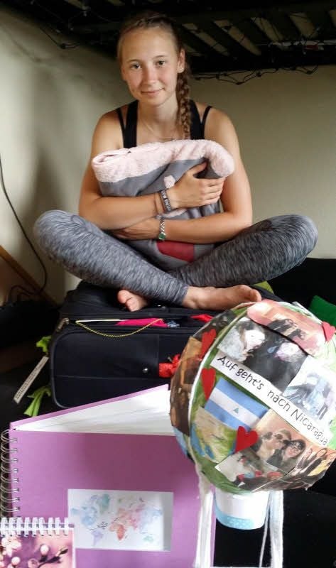 Einige Wochen hat Johanna Dannenberg ihre Reise vorbereitet.