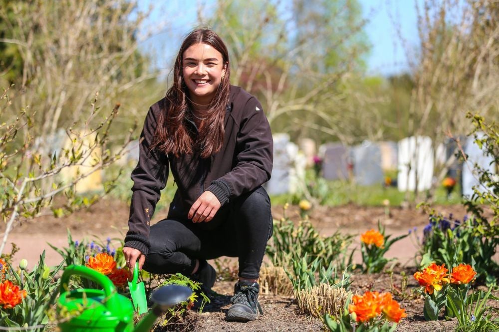 Gartenarbeit hat Hilde Jentsch schon immer gemocht.