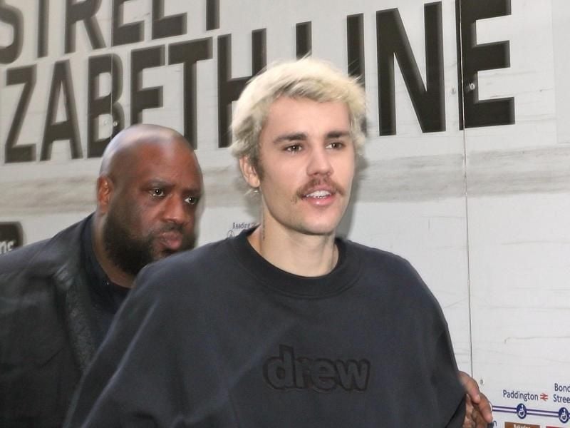 Justin Bieber auf dem Weg zum Londoner Club Tape. Foto: Yui Mok/PA Wire/dpa