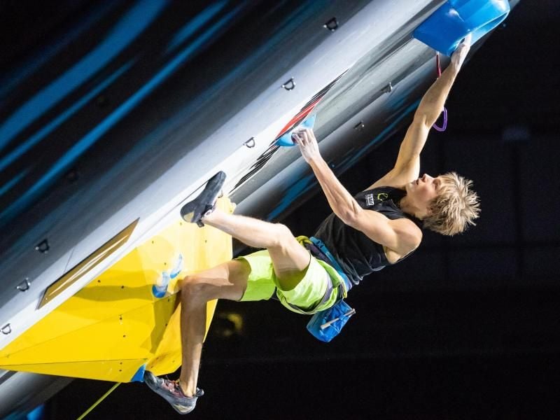 Alexander Megos hat sich für die Olympischen Spiele in Tokio qualifiziert. Foto: Expa/Johann Groder/APA