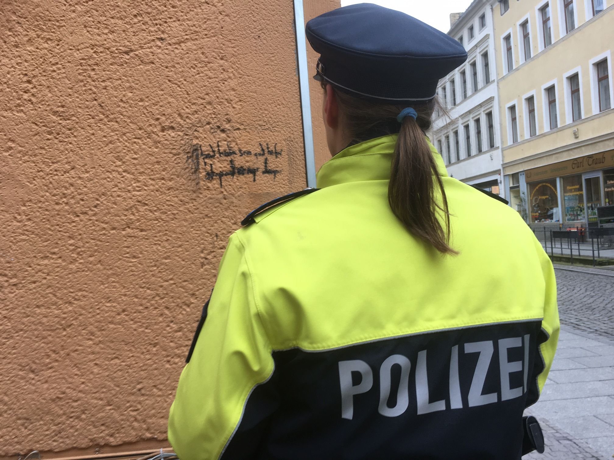 Schon wieder hat der Sprayer in Wittenberg zugeschlagen.