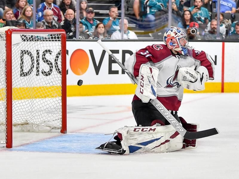 Goalie Philipp Grubauer verlor mit Colorado Avalanche. Foto: Chris Brown/CSM via ZUMA Wire