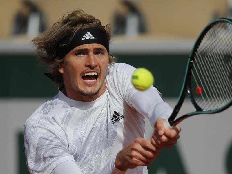 Muss in Köln vor leeren Rängen spielen: Alexander Zverev. Foto: Christophe Ena/AP/dpa