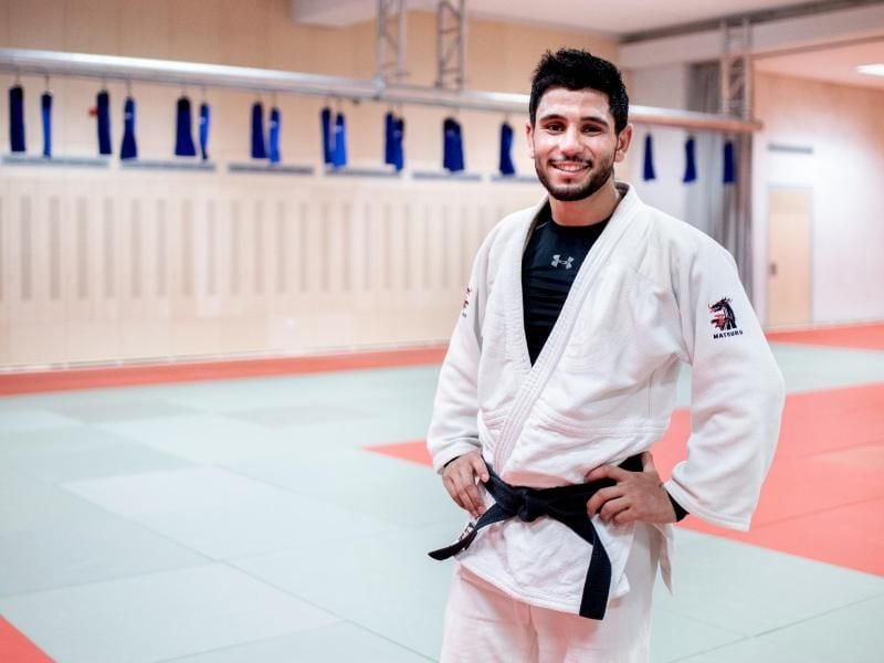 Träumt von Olympia: Fares Badawi.&nbsp;Foto: Hauke-Christian Dittrich