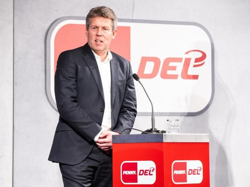 Gernot Tripcke, Geschäftsführer der Deutschen Eishockey Liga (DEL). Foto: Marcel Kusch/dpa