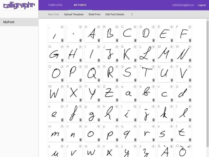 Auch persönliche Einladungen oder Briefe tippen viele lieber am Computer. Mit calligraphr.com kann man die eigene Handschrift als neuen Schrifttyp festlegen. Foto: calligraphr.com/dpa