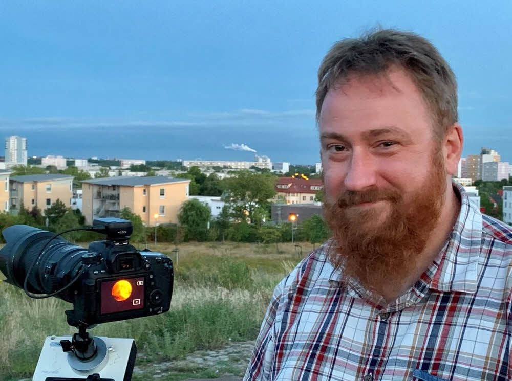 Marc Weihrauch ist ein Experte in Sachen galaktische Ereignisse. Vor zwei Wochen war er bei der totalen Sonnenfinsternis in Chile.