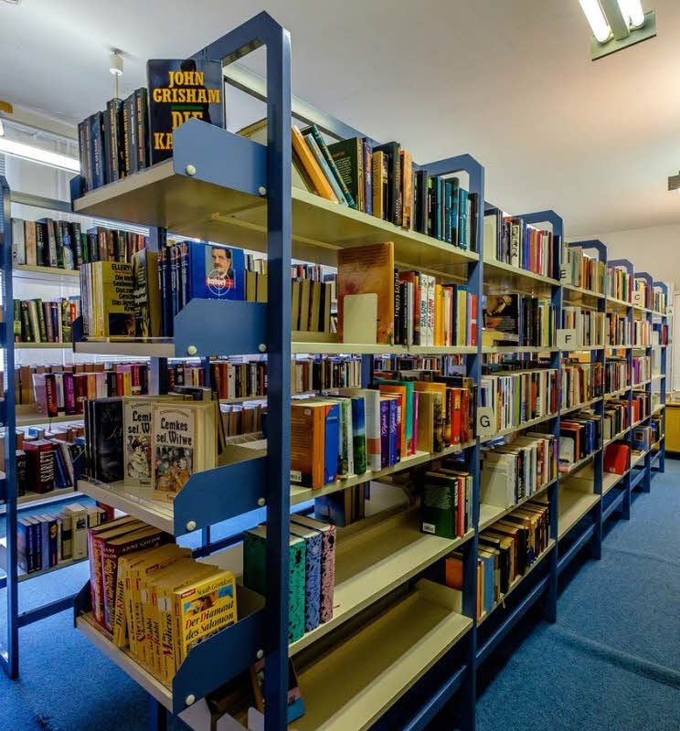 Die Möhlauer Bibliothek in der Heinrich-Heine-Straße öffnet ein Mal pro Woche ihre Pforten zur Ausleihe.