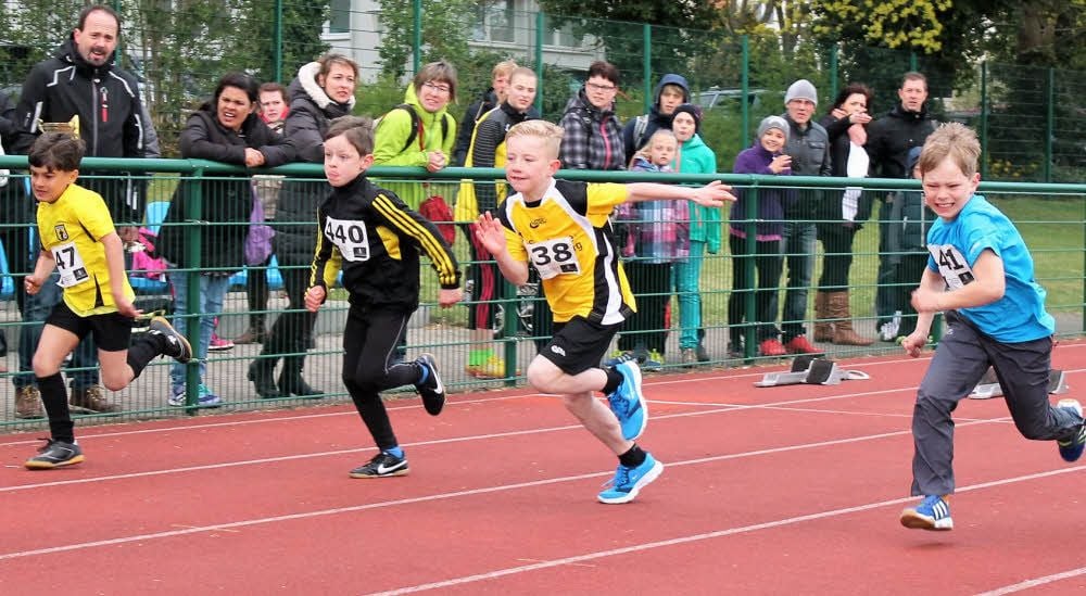 Die zwölf schnellsten Sprinter jeder Altersklasse nach den sieben Vorläufen haben sich für das Finale am 27. Mai im Wittenberger Arthur-Lambert-Stadion qualifiziert.