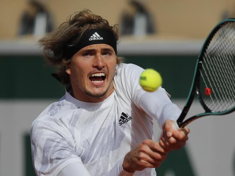 Hat sich für die ATP Finals in London das Ticket gesichert: Alexander Zverev. Foto: Christophe Ena/AP/dpa