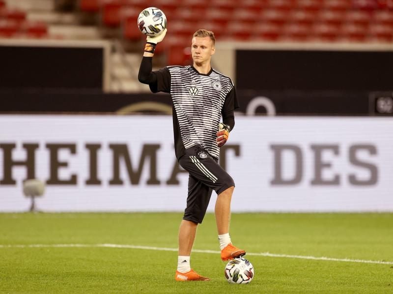 Die DFB-Elf wird im zweiten Spiel der Nations League mit Bernd Leno im Tor gegen die Schweiz antreten. Foto: Christian Charisius/dpa/Archivbild