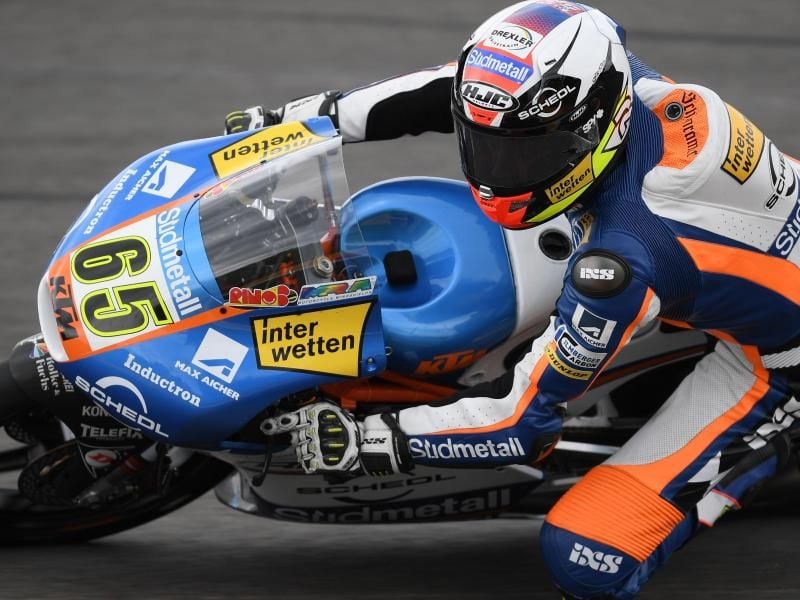 Der einzige deutsche Starter, Moto3 Fahrer Philipp Öttl, belegt einen 23. Platz. Foto: Hendrik Schmidt