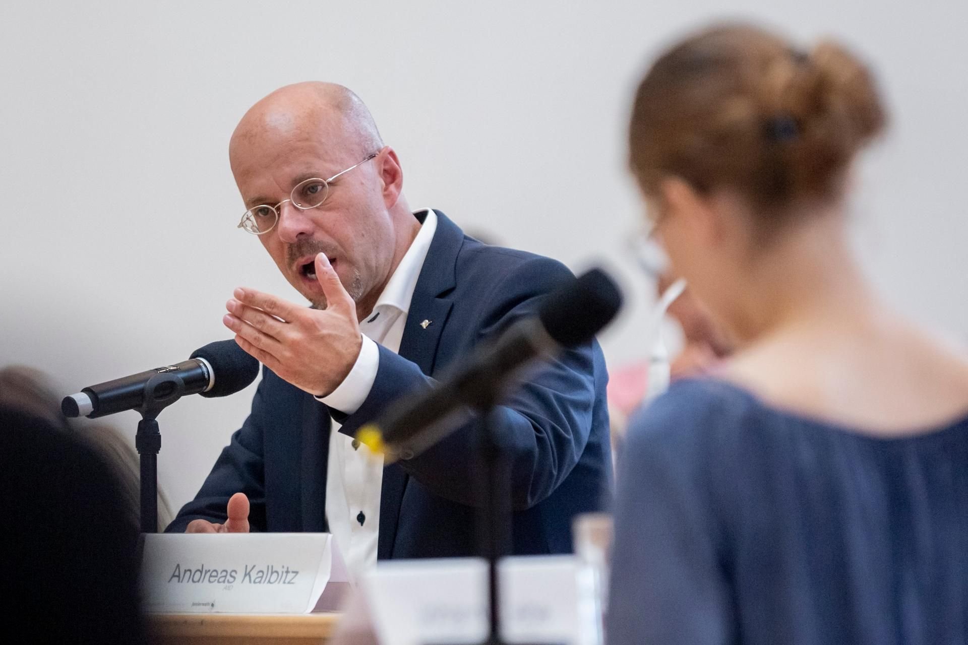Andreas Kalbitz (l.)