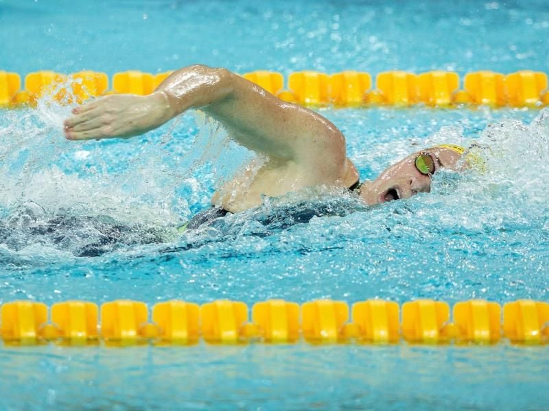 Cate Campbell ist die neue Weltrekordhalterin über 100 Meter Freistil. Foto: Jerome Favre