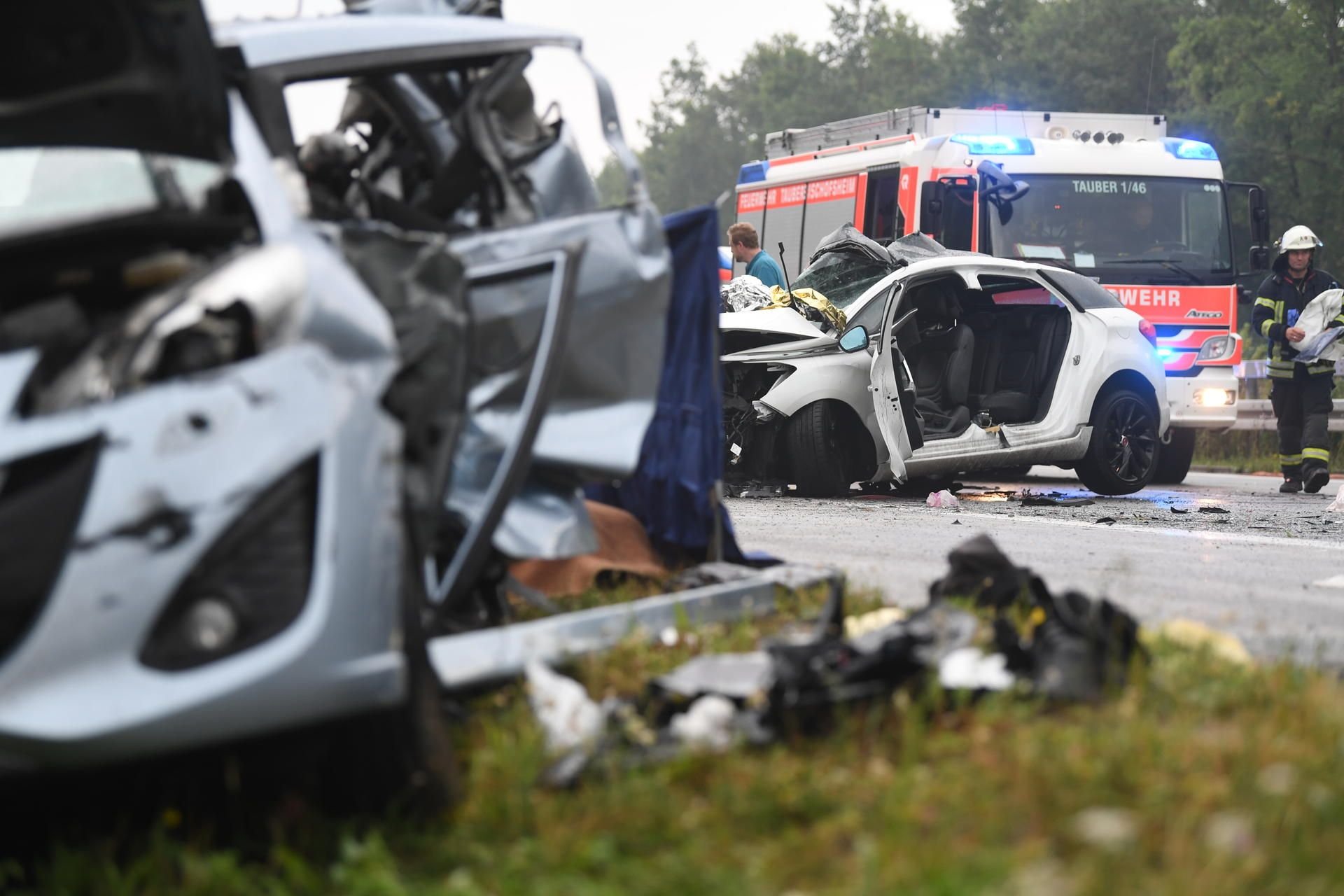 Auf der Autobahn nahe Heilbronn hat sich ein schwerer Unfall mit vier Toten ereignet.