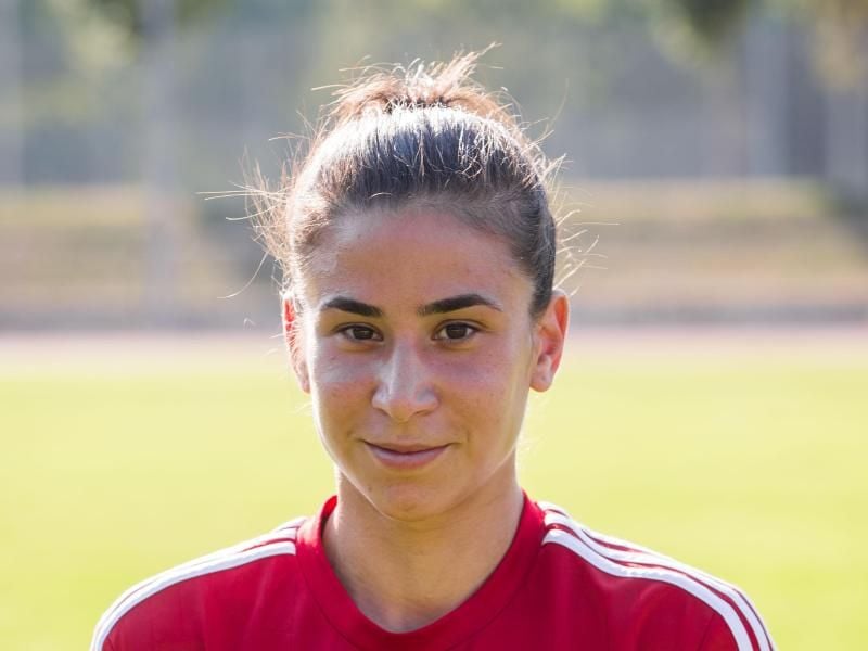 Hasret Kayikci hat den Gästen mit ihrem Treffer das 1:1 gesichert. Foto: Frank Rumpenhorst
