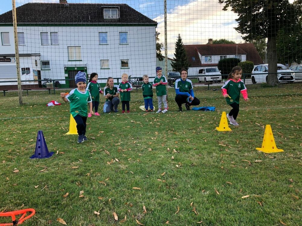 In der Kindersportgruppe des VfL Roßbach haben schon die ganz Kleinen viel Spaß an Bewegung.