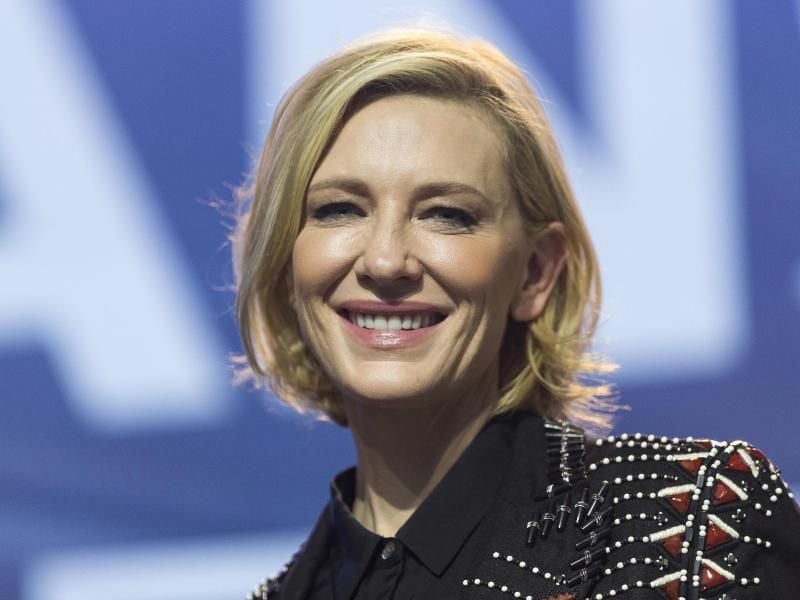 Cate Blanchett wird 50. Foto: Cyril Zingaro/Pool Keystone