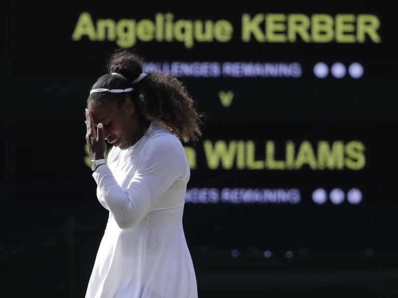 Serena Williams leistete sich zu viele vermeidbare Fehler. Foto: Ben Curtis