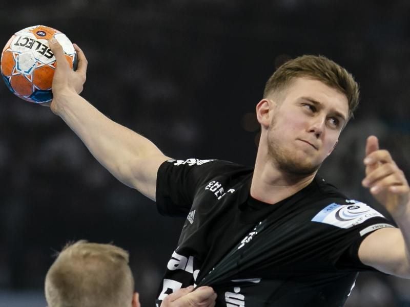 Erzielte gegen Skopje 9 Tore: Nikola Bilyk vom THW Kiel. Foto: Frank Molter
