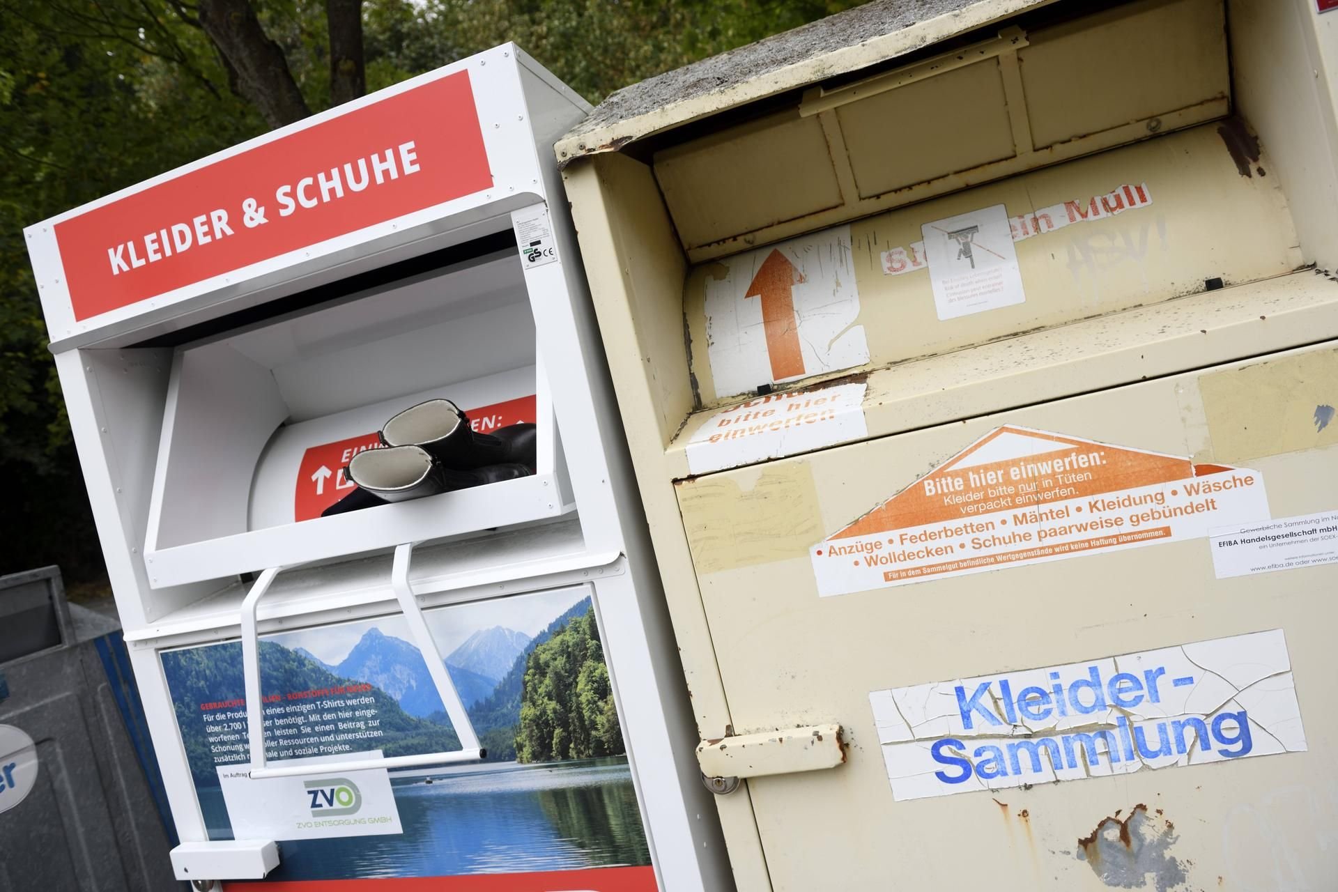 Altkleidercontainer (Symbolbild)