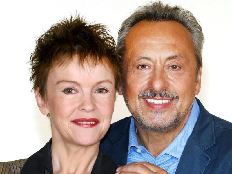 Katrin Sass und Wolfgang Stumph stehen für die ARD gemeinsam vor der Kamera. Foto: Wolfgang Langenstrassen