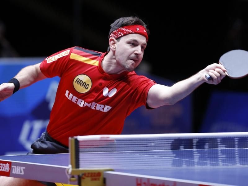 Im WM-Halbfinale setzen sich die Deutschen um Boll, Ovtcharov und Franziska mit 3:2 gegen Südkorea durch. Foto: Ye Pingfan/XinHua