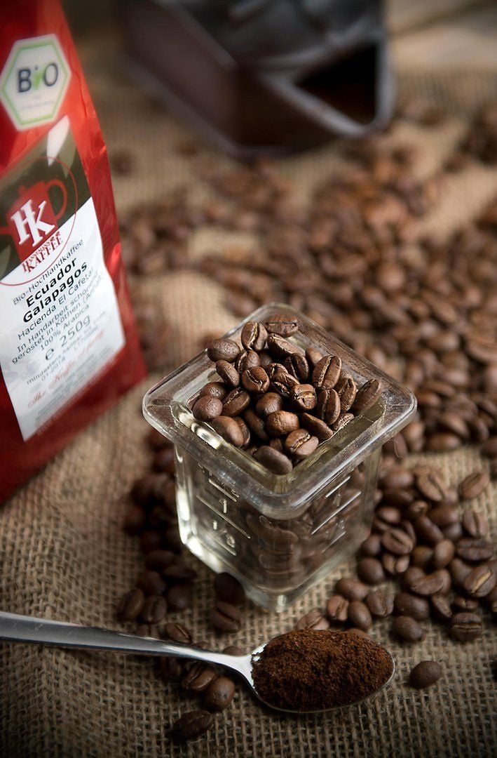 Kaffee „Ecuador Galapagos“ von der Kaffeerösterei Hannemann aus Köthen.