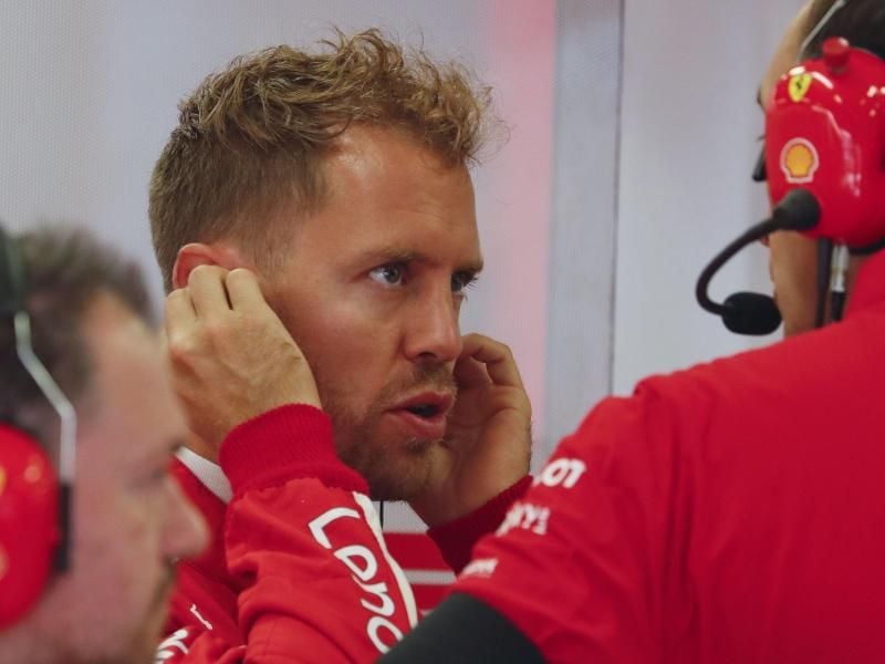 Möchte in Budapest auf die Pole Position: Ferrari-Pilot Sebastian Vettel. Foto: Laszlo Balogh/AP