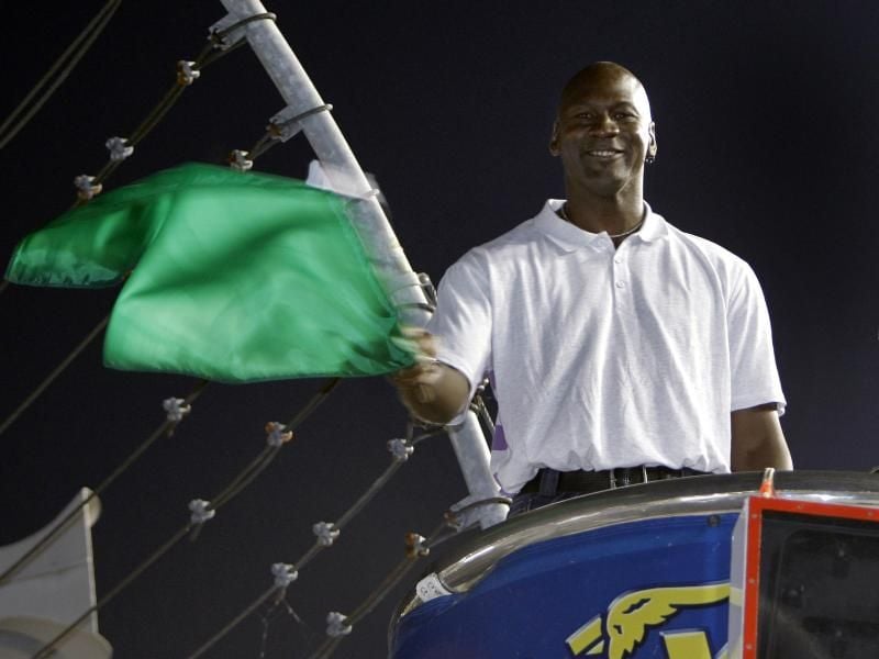 Michael Jordan gründet ein eigenes Nascar-Team. Foto: Chuck Burton/AP/dpa