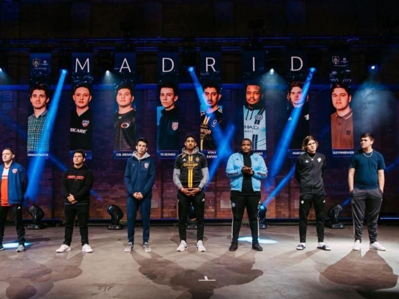 Die acht Finalteilnehmer der eChampions League. Foto: EA