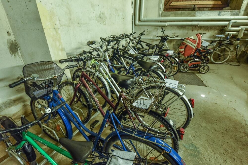 Die meisten Fahrräder, die im Keller des Fundbüros stehen sind ganz gut in Schuss.