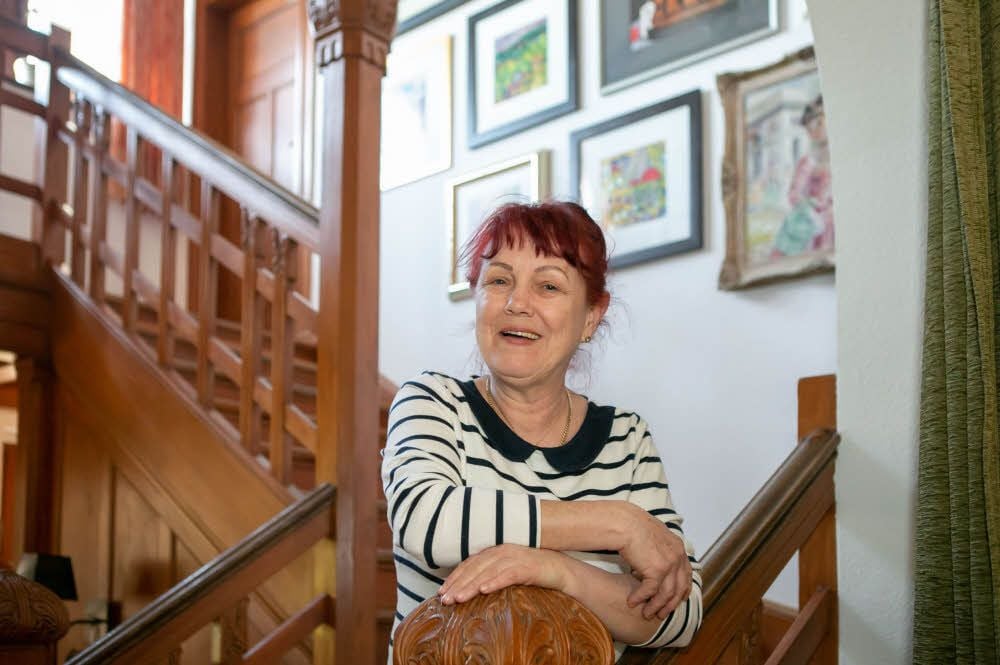 Dagmar Neutzsch ist die Pächterin des Gästehauses Villa Kühn in der Leipziger Straße.